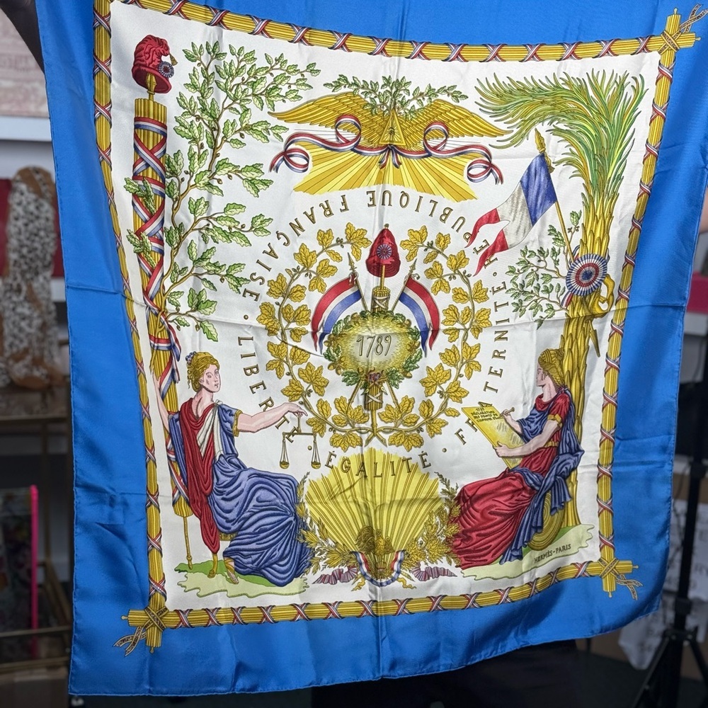 Hermes Silk Scarf